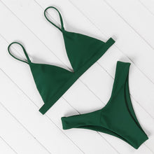 Load image into Gallery viewer, Micro Mini Bikini 2020 Swimwear Women Halter Push Up Bikini Set Padded Bra Sexy Swimsuit Hot Bandage Swim Suit Brazilian Biquini