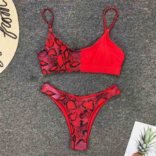 Load image into Gallery viewer, 13 Colors 2020 Sexy Leopard Bikini Women Swimwear Female Swimsuit Two-pieces Bikini set Brazilian Bather Bathing Suit Swim V871
