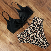 Load image into Gallery viewer, High Waist Bikini 2020 Leopard Bikini Women Push Up Swimsuit Women Printed Swimwear Tie Dye Biquini Summer Swim Beachwear