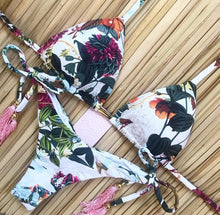 Load image into Gallery viewer, Plaid Bikini Swimwear Women 2020 Swimsuit Female Bikini Set Knot Push Up Bathing Suit Brazilian Biquini Swim Wear