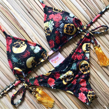 Load image into Gallery viewer, Plaid Bikini Swimwear Women 2020 Swimsuit Female Bikini Set Knot Push Up Bathing Suit Brazilian Biquini Swim Wear