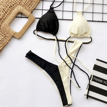 Load image into Gallery viewer, OMKAGI Bikini High Cut Leopard Bikini Set Bathing Suit Beachwear Push Up Swimwear Bikinis 2020 Mujer Swimsuit Swimwear Women
