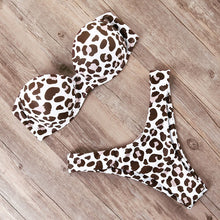 Load image into Gallery viewer, RUUHEE Bikini Swimwear Women Swimsuit 2020 Leopard Brazilian Bikini Set Push Up Bathing Suit Female Summer Beach Wear Biquini