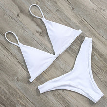 Load image into Gallery viewer, Micro Mini Bikini 2020 Swimwear Women Halter Push Up Bikini Set Padded Bra Sexy Swimsuit Hot Bandage Swim Suit Brazilian Biquini