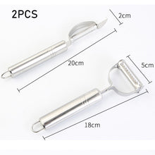 Load image into Gallery viewer, Stainless Steel Multi-function Vegetable Peeler&ampJulienne Cutter Julienne Peeler Potato Carrot Grater Kitchen Tool