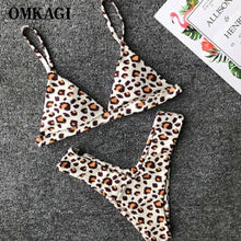 Load image into Gallery viewer, OMKAGI Sexy Bikini 2020 Swimwear Women Biquini Push Up Bikini Set Swimming Swimsuit Bathing Suit Beachwear Maillot De Bain Femme