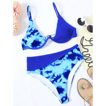 Load image into Gallery viewer, Bikini 2020 Summer Bandage Swimsuit Women Push Up Swimwear Padded Bra Bikini Set Solid Beach Wear Bathing Suit Brazilian Biquini