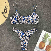 Load image into Gallery viewer, 13 Colors 2020 Sexy Leopard Bikini Women Swimwear Female Swimsuit Two-pieces Bikini set Brazilian Bather Bathing Suit Swim V871