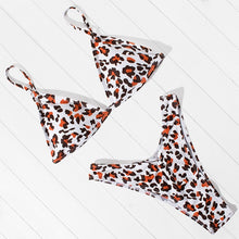 Load image into Gallery viewer, OMKAGI Bikini Micro Swimwear Women Leopard High Cut Swimming Bathing Suit Biquini Set Sexy Swimsuit Femme Brazilian Bikini 2020

