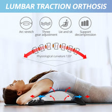 Load image into Gallery viewer, DIOZO Back Massager Stretcher Waist Muscle Stretcher Equipment Posture Corrector Stretch Relax Fitness Lumbar Support
