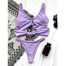 Load image into Gallery viewer, Push Up Bikini 2020 Sexy Bikini Set Women Swimwear Bathing Suit MicroSwimsuit Female Swimming Suit Bandage Swimsuit Thong Bikini
