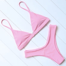 Load image into Gallery viewer, OMKAGI Sexy Bikini 2020 Swimwear Women Biquini Push Up Bikini Set Swimming Swimsuit Bathing Suit Beachwear Maillot De Bain Femme
