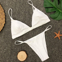 Load image into Gallery viewer, OMKAGI Sexy Bikini 2019 Swimsuit Swimwear Women Biquini Push Up Bikini Set Swimming Bathing Suit Beachwear Maillot De Bain Femme
