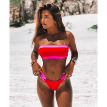 Load image into Gallery viewer, New Sexy Bikini Set Brazilian bikini 2020 swimwear women Bandeau swimsuit female Push up bathing suit Summer bathers biquini
