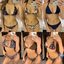 Load image into Gallery viewer, Swimwear Woman Swimsuit Sexy Bikini 2020 New Push Up Bikini Set Bathing Suit Women Print Floral Beachwear Biquini Two Piece Suit

