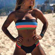 Load image into Gallery viewer, New Sexy Bikini Set Brazilian bikini 2020 swimwear women Bandeau swimsuit female Push up bathing suit Summer bathers biquini
