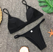 Load image into Gallery viewer, OMKAGI Sexy Bikini 2019 Swimsuit Swimwear Women Biquini Push Up Bikini Set Swimming Bathing Suit Beachwear Maillot De Bain Femme
