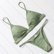 Load image into Gallery viewer, OMKAGI Sexy Bikini 2019 Swimsuit Swimwear Women Biquini Push Up Bikini Set Swimming Bathing Suit Beachwear Maillot De Bain Femme
