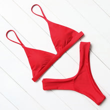 Load image into Gallery viewer, OMKAGI Sexy Bikini 2019 Swimsuit Swimwear Women Biquini Push Up Bikini Set Swimming Bathing Suit Beachwear Maillot De Bain Femme
