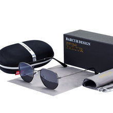Load image into Gallery viewer, BARCUR Classic Retro Reflective Sunglasses Man Hexagon Sunglasses Metal Frame Eyewear Sun Glasses With Box Oculos De Sol gafas
