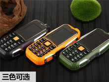 Load image into Gallery viewer, Big battery 3800mAh Phone Dual sim GSM dustproof shockproof cell Phone big torch Speaker Senior Elder mobile phone Russia SOS
