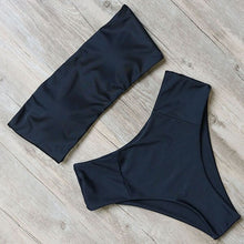 Load image into Gallery viewer, RUUHEE Bandage Bikini Swimwear Women Swimsuit High Waist Bikini Set 2020 Bathing Suit Push Up Maillot De Bain Femme Beachwear
