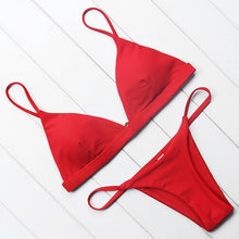 Load image into Gallery viewer, OMKAGI Sexy Bikini 2019 Swimsuit Swimwear Women Biquini Push Up Bikini Set Swimming Bathing Suit Beachwear Maillot De Bain Femme
