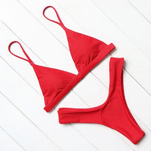 Load image into Gallery viewer, OMKAGI Sexy Bikini 2020 Swimwear Women Biquini Push Up Bikini Set Swimming Swimsuit Bathing Suit Beachwear Maillot De Bain Femme

