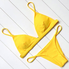 Load image into Gallery viewer, OMKAGI Sexy Bikini 2019 Swimsuit Swimwear Women Biquini Push Up Bikini Set Swimming Bathing Suit Beachwear Maillot De Bain Femme
