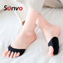 Load image into Gallery viewer, Five Toes Forefoot Pads for Women High Heels Half Insoles Calluses Corns Foot Pain Care Absorbs Shock Socks Toe Pad Inserts
