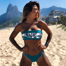 Load image into Gallery viewer, New Sexy Bikini Set Brazilian bikini 2020 swimwear women Bandeau swimsuit female Push up bathing suit Summer bathers biquini

