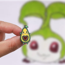 Load image into Gallery viewer, Avocado Enamel Pins Custom Fresh Fruit Brooches Bag Clothes Lapel Pin Cartoon Ghost Cat Pear Badge Funny Meme Jewelry Gift Kids
