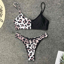 Load image into Gallery viewer, 13 Colors 2020 Sexy Leopard Bikini Women Swimwear Female Swimsuit Two-pieces Bikini set Brazilian Bather Bathing Suit Swim V871
