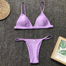 Load image into Gallery viewer, OMKAGI Sexy Bikini 2019 Swimsuit Swimwear Women Biquini Push Up Bikini Set Swimming Bathing Suit Beachwear Maillot De Bain Femme
