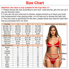 Load image into Gallery viewer, Sexy V-bar Underwired Bikini 2020 Female Swimsuit Women Swimwear Two-piece V shape Wire Bikini set Bather Bathing Suit Swim V439
