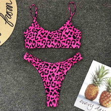 Load image into Gallery viewer, 13 Colors 2020 Sexy Leopard Bikini Women Swimwear Female Swimsuit Two-pieces Bikini set Brazilian Bather Bathing Suit Swim V871
