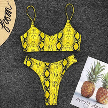 Load image into Gallery viewer, 13 Colors 2020 Sexy Leopard Bikini Women Swimwear Female Swimsuit Two-pieces Bikini set Brazilian Bather Bathing Suit Swim V871
